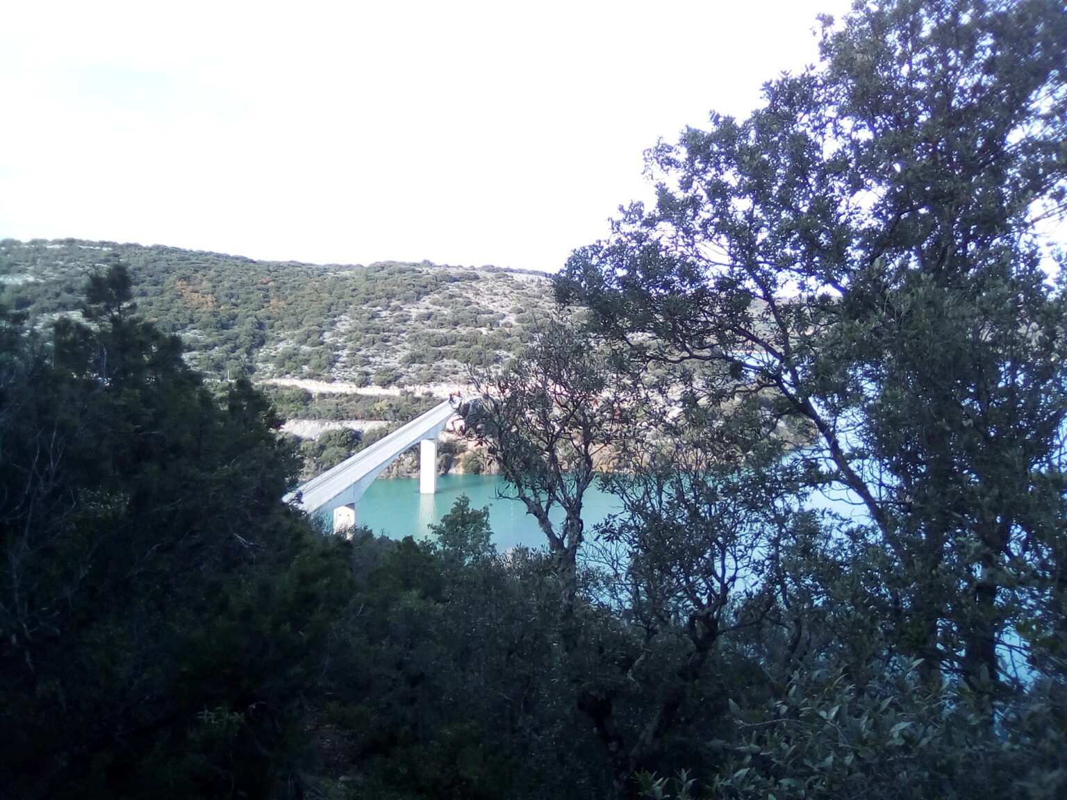 Pont du barrage de Sainte-Croix